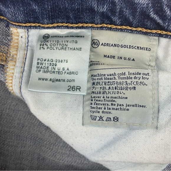 Adriano Goldschmied AG Medium Wash Low Rise Skinny Jeans - Picture 6 of 11